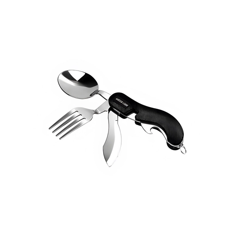 ست قاشق و چنگال مسافرتی گرین لاین Green Lion 4 in 1 Cutlery Set