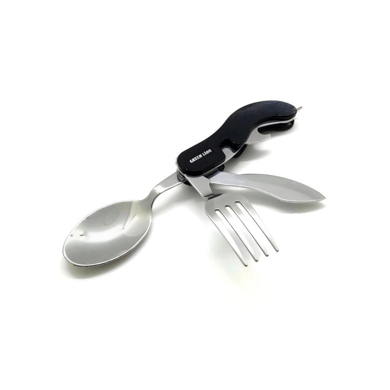 ست قاشق و چنگال مسافرتی گرین لاین Green Lion 4 in 1 Cutlery Set