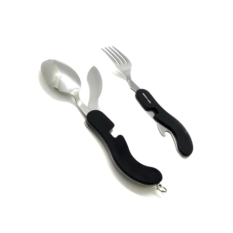 ست قاشق و چنگال مسافرتی گرین لاین Green Lion 4 in 1 Cutlery Set