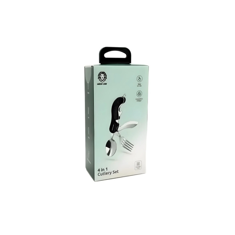 ست قاشق و چنگال مسافرتی گرین لاین Green Lion 4 in 1 Cutlery Set