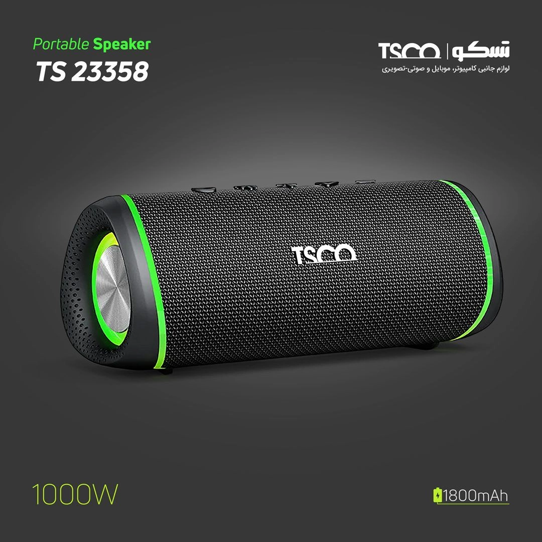 اسپیکر بلوتوثی قابل حمل تسکو مدل TSCO TS23358