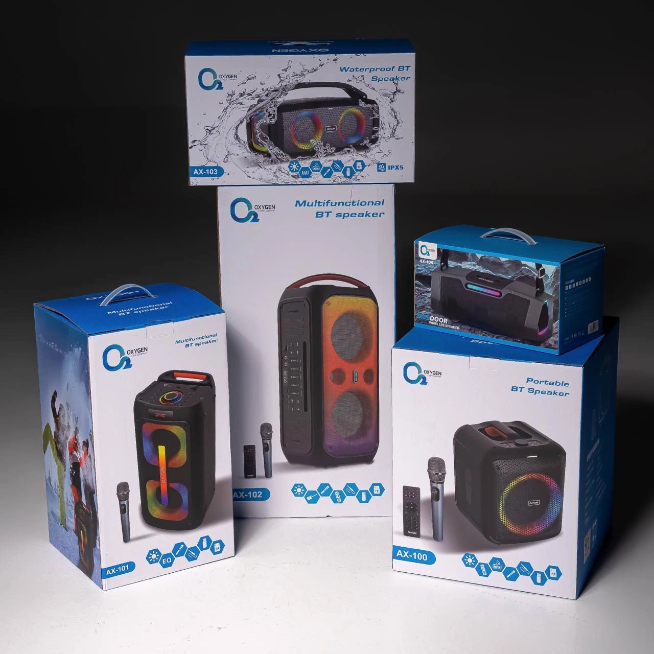 اسپیکر قابل حمل اکسیژن مدل OXYGEN AX-101