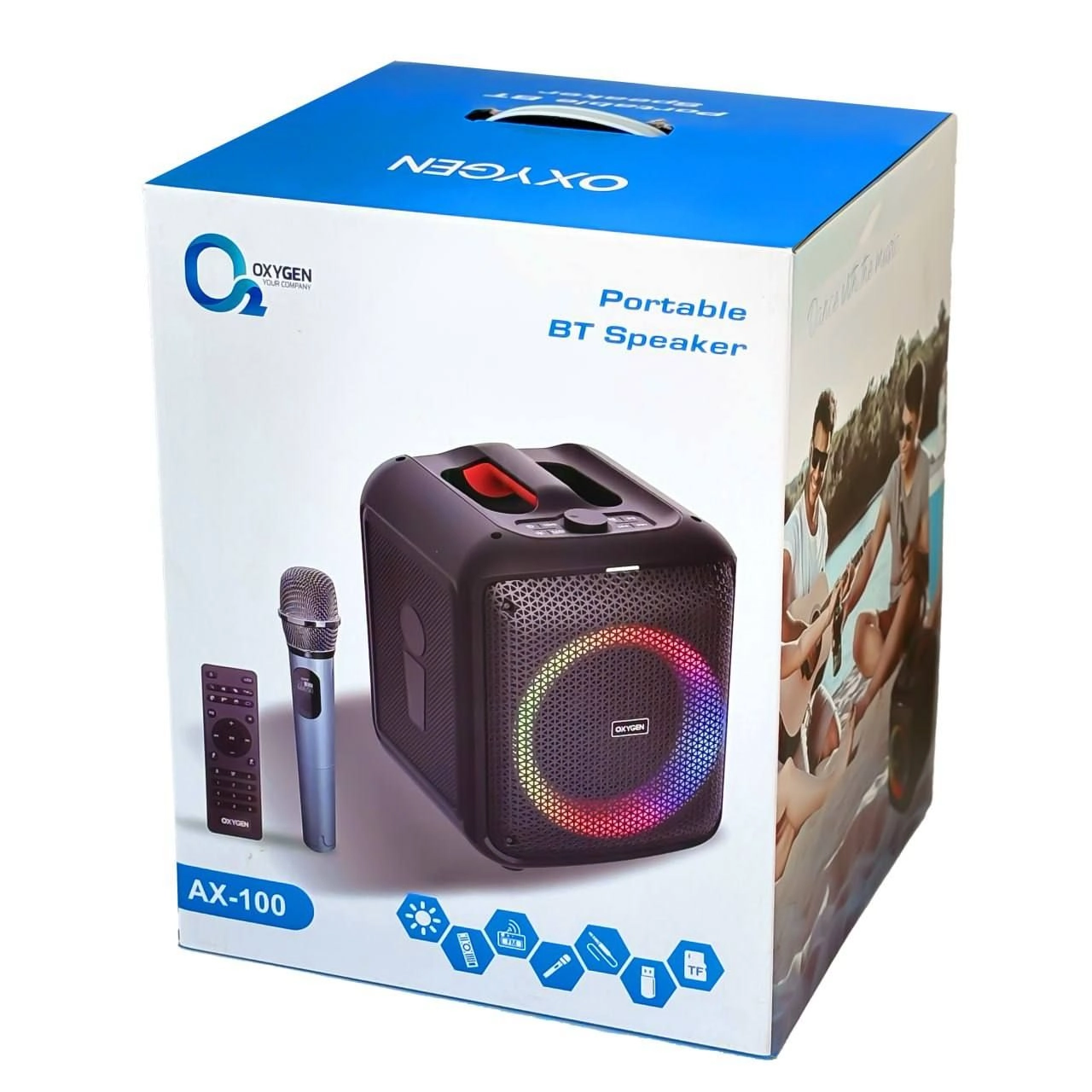 اسپیکر قابل حمل اکسیژن مدل OXYGEN AX-100