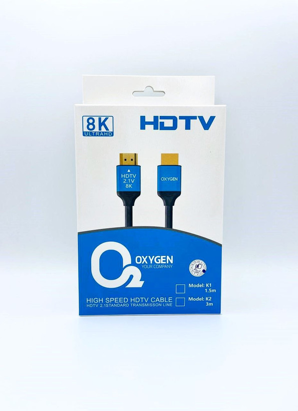 کابل HDMI 2.1 8K اکسیژن مدل OXYGEN K2 طول 3 متر