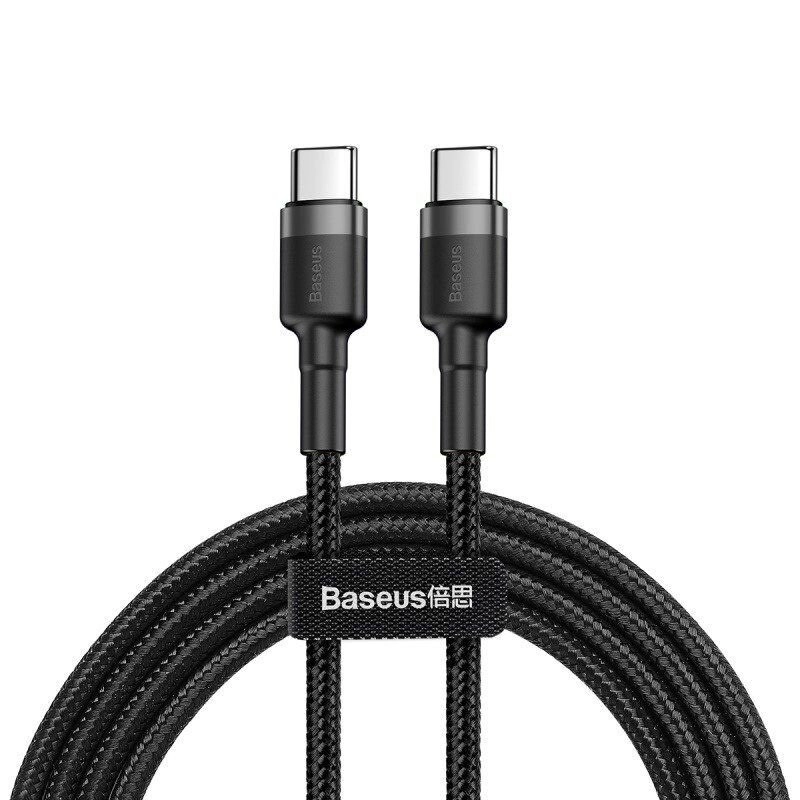 کابل شارژ USB-C به USB-C بیسوس مدل Cafule CATKLF-HG1 طول 2 متر توان 60 وات