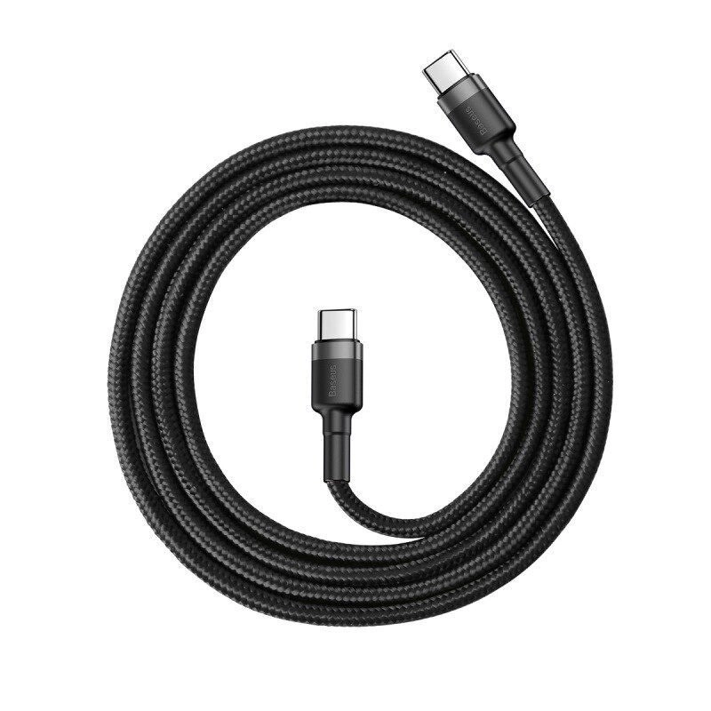 کابل شارژ USB-C به USB-C بیسوس مدل Cafule CATKLF-HG1 طول 2 متر توان 60 وات