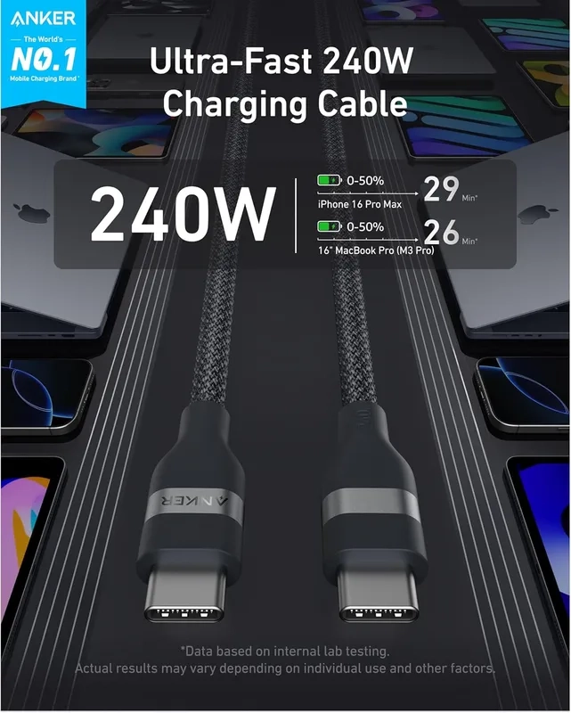 کابل  USB-C به USB-C انکر