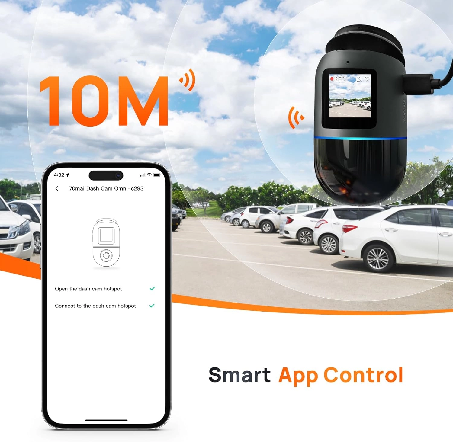 دوربین خودروی شیائومی سونتی می مدل 70mai Dash Cam Omni X200